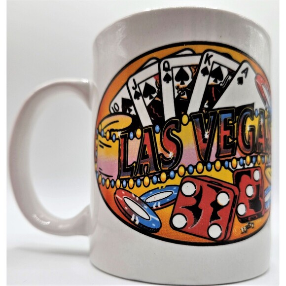 Set of 2 2004 Las Vegas RTSI Souvenir Coffee Mug Cup - Picture 11 of 16